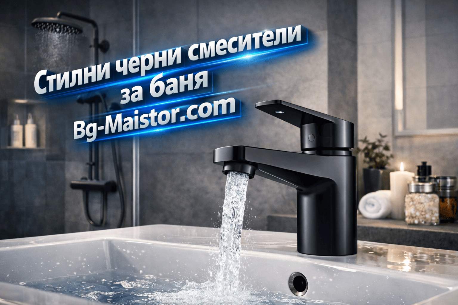 Черните смесители за баня: Еволюция на цветовите тенденции